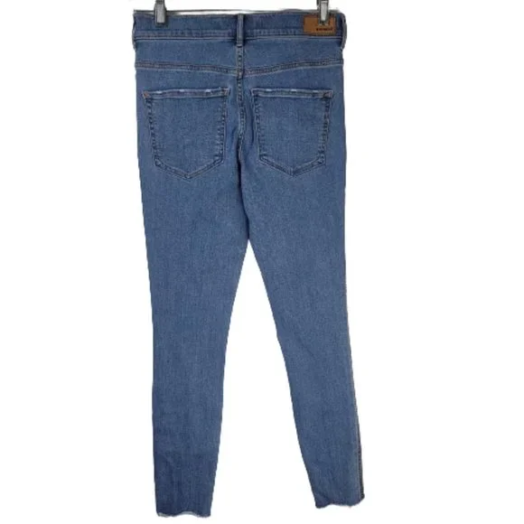 Express High Waisted Embellished Stripe Stretch Ankle Leggings Jeans - Picture 5 of 15